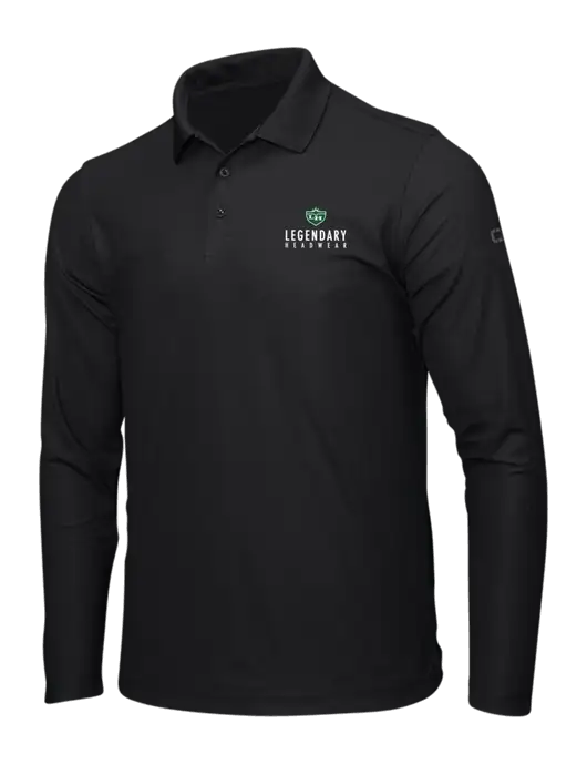 OGIO Blacktop Caliber 2.0 Long Sleeve Polo w/Legendary Logo