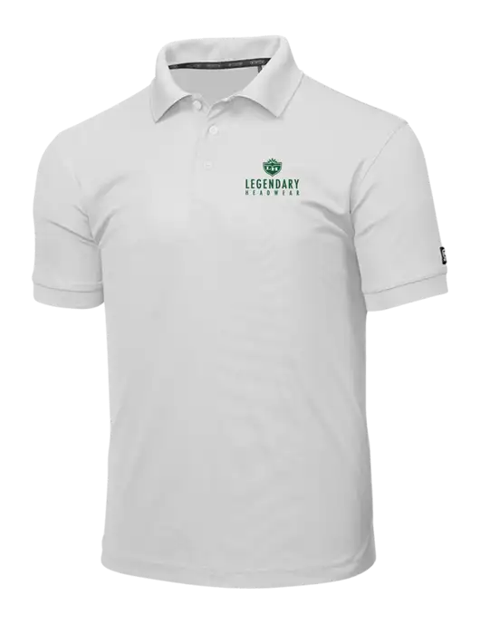 OGIO Bright White Caliber 2.0 Polo w/Legendary Logo