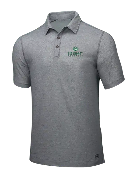 OGIO Medium Grey ONYX Polo w/Legendary Logo
