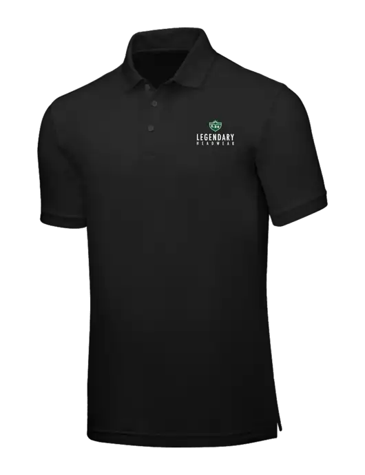 Black Core Classic Pique w/Legendary Logo