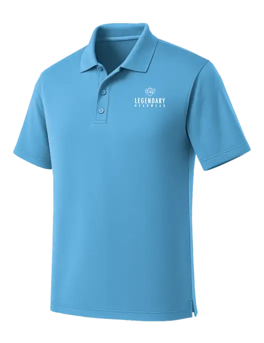 Carolina Blue Dry Zone UV Micro Mesh Polo w/Legendary Logo