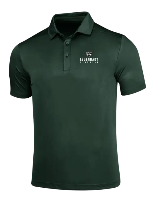 Forest Green Posi-UV Pro Polo w/Legendary Logo