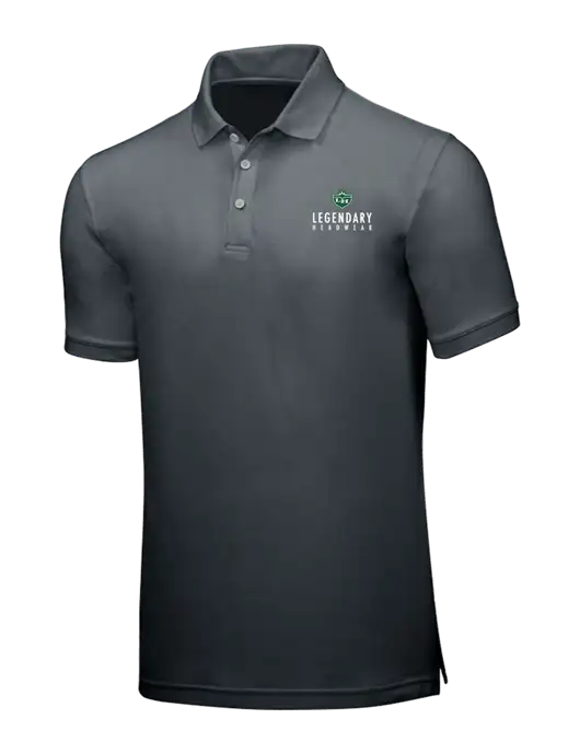 Dark Grey Core Classic Pique w/Legendary Logo