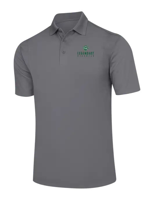 Medium Grey Micropique Sport-Wick Polo w/Legendary Logo