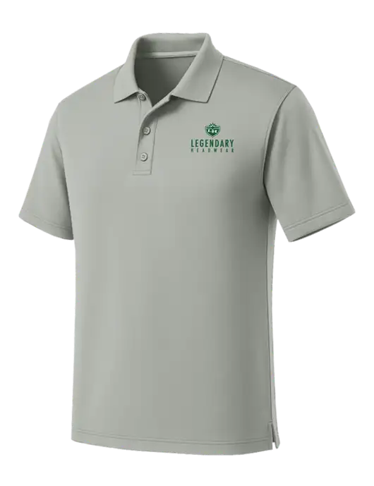 Light Grey Dry Zone UV Micro Mesh Polo w/Legendary Logo