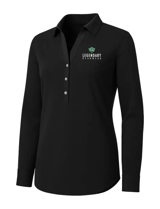 Womens Black City Stretch Shirt w/Legendary Logo