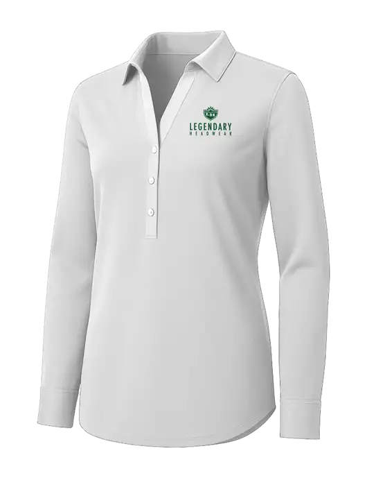 Womens White City Stretch Shirt w/Legendary Logo