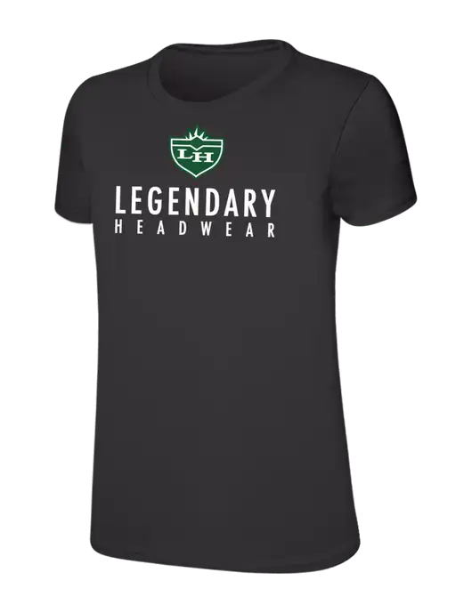 Womens Ring Spun Charcoal 4.5 oz T-Shirt w/Legendary Logo