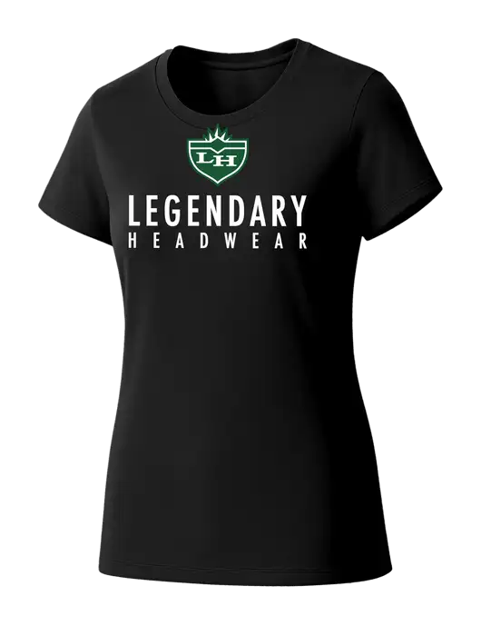 Womens Seriously Soft Black T-Shirt w/Legendary Logo