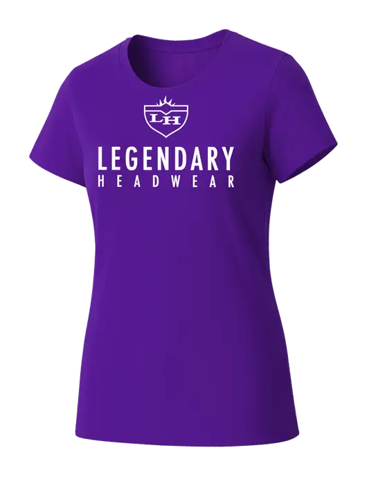Womens Seriously Soft Purple T-Shirt w/Legendary Logo