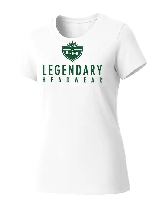 Womens Seriously Soft White T-Shirt w/Legendary Logo