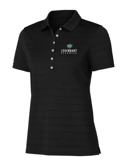 Callaway Womens Black Ventilated Polo w/Legendary Logo