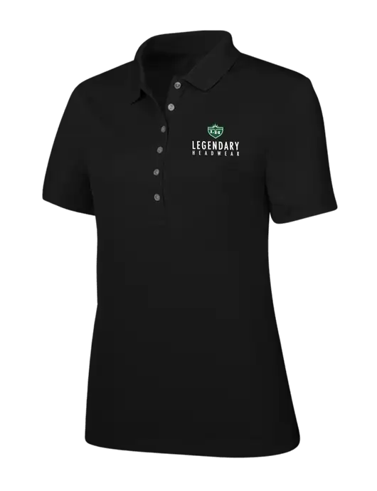 Callaway Womens Ottoman Black Polo w/Legendary Logo
