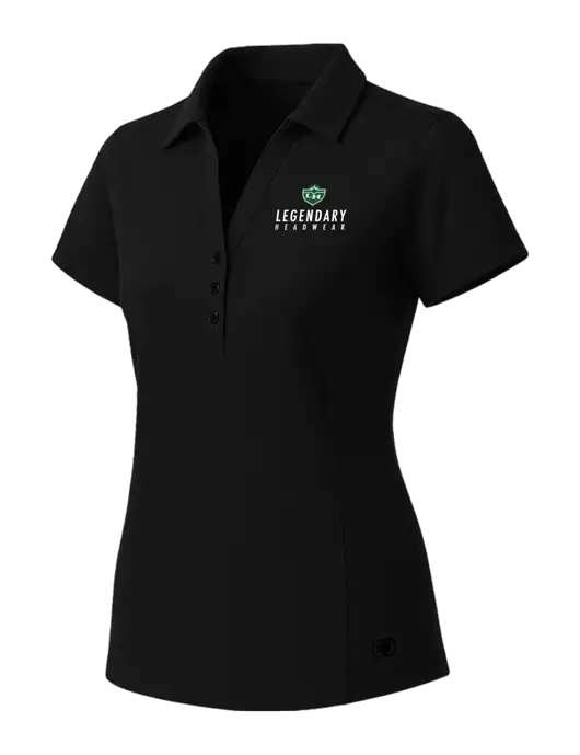 OGIO Womens Blacktop ONYX Polo w/Legendary Logo