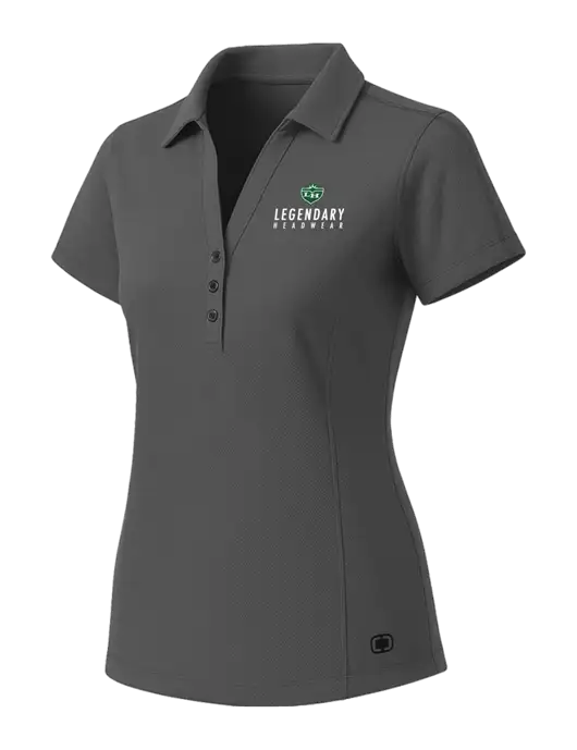 OGIO Womens Medium Grey ONYX Polo w/Legendary Logo