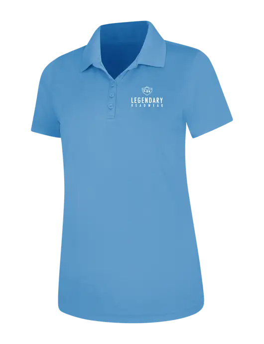 Carolina Blue Womens Dry Zone UV Mesh Polo w/Legendary Logo