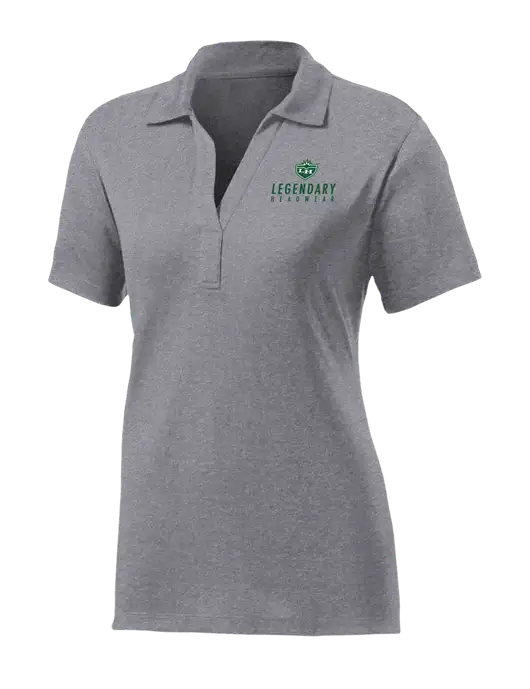 Womens Medium Grey Heather Contender Polo w/Legendary Logo
