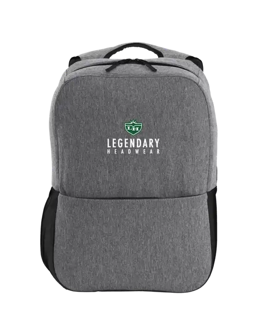 Access Square Laptop Graphite Heather/Black Backpack w/Legendary Logo
