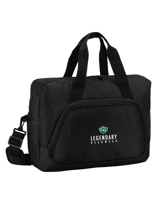 City Black Laptop Briefcase w/Legendary Logo