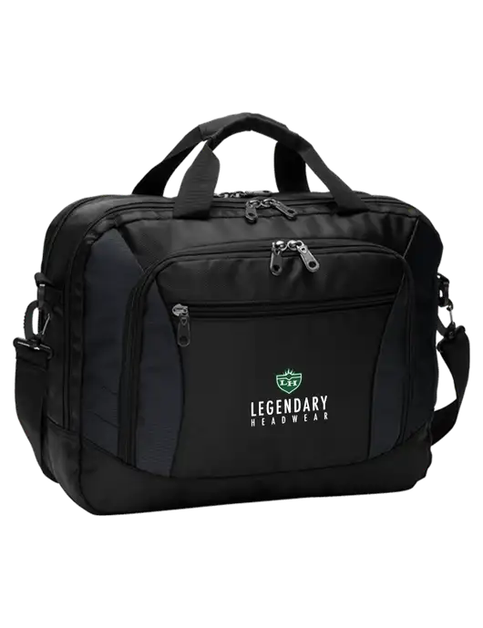Commuter Black Laptop Briefcase w/Legendary Logo