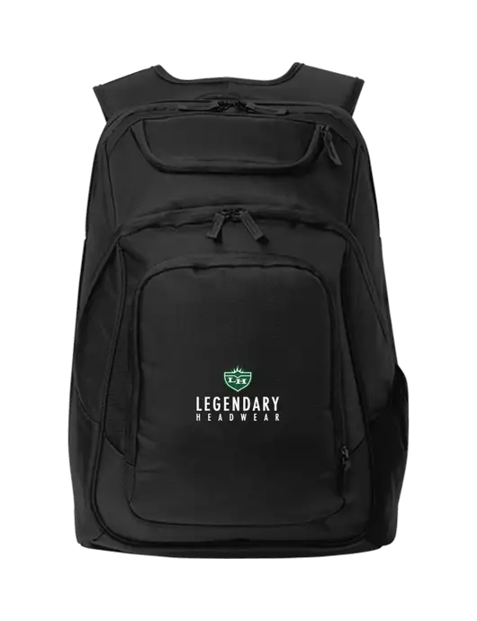 Executive Black Laptop Backpack w/Legendary Logo