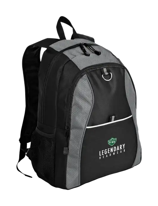 Honeycomb Grey/Black Backpack w/Legendary Logo