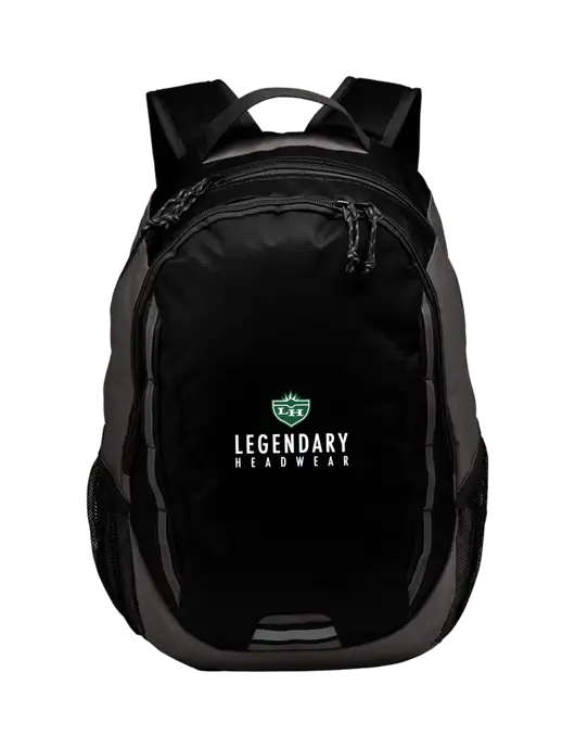 Ridge Black/Dark Charcoal Laptop Backpack w/Legendary Logo