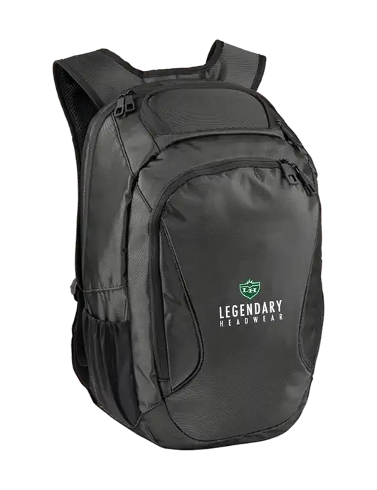 Stealth Dark Grey/Black Laptop Backpack w/Legendary Logo