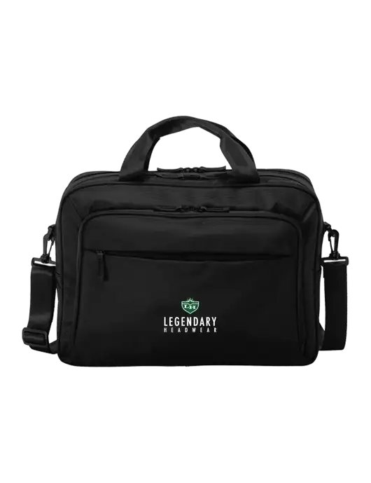 Travel Exec Black Laptop Briefcase w/Legendary Logo