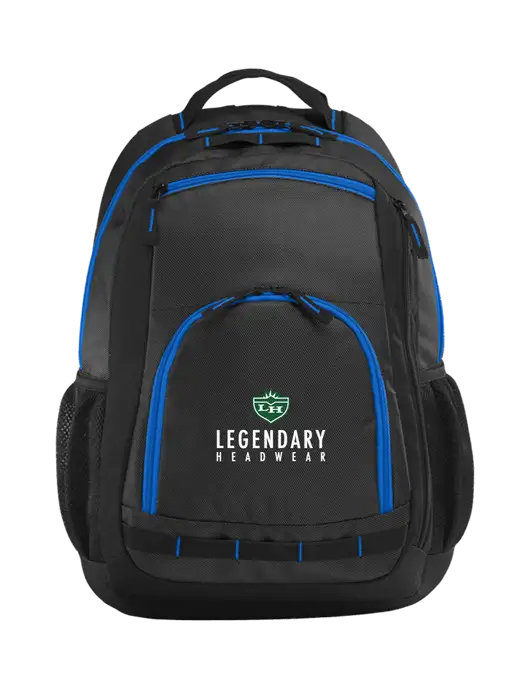 Xtreme Black/Dark Grey/Royal Blue Backpack w/Legendary Logo