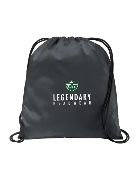 Drawstring  Graphite Grey Cinch Pack w/Legendary Logo